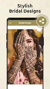 Bridal Mehndi Design App Captura de tela 2