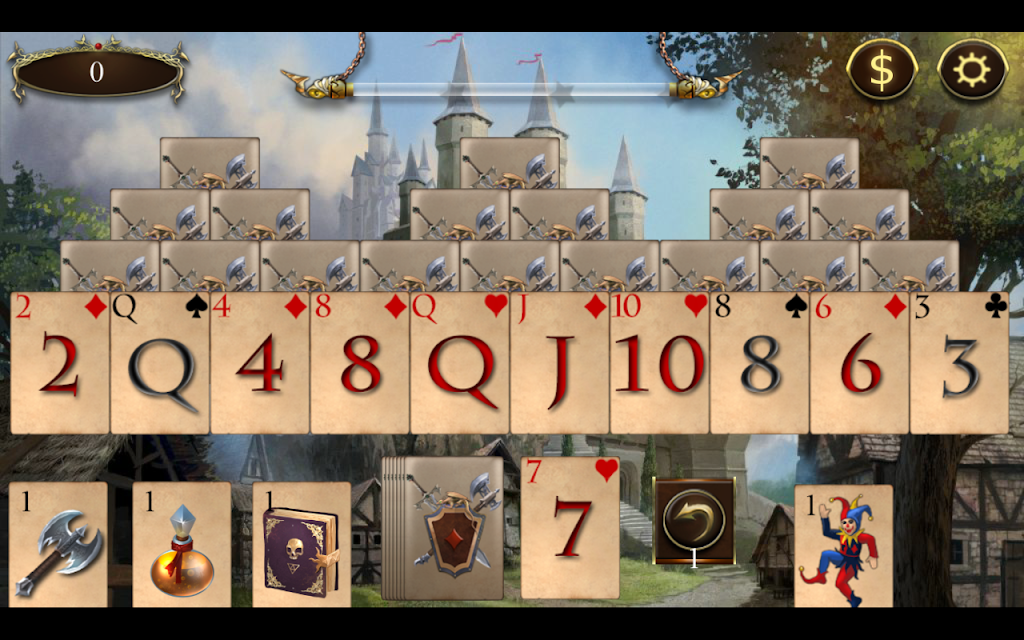 Legends of Solitaire Curse of the Dragons TriPeaks স্ক্রিনশট 2