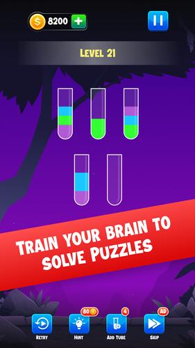 Water Sort Color Puzzle Game 스크린샷 1
