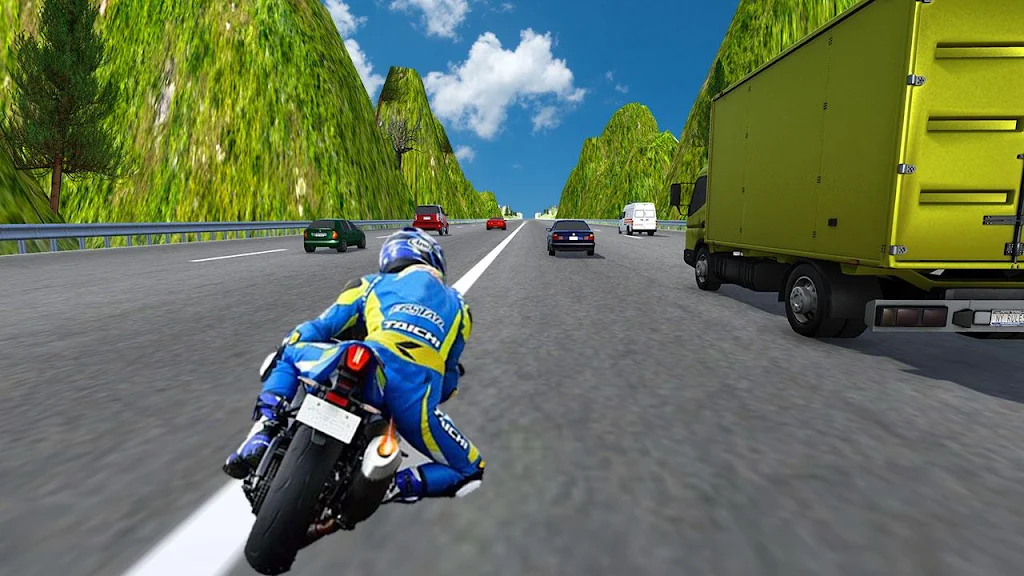 City Bike Traffic Race in Crowd Taxi 3D 스크린샷 2