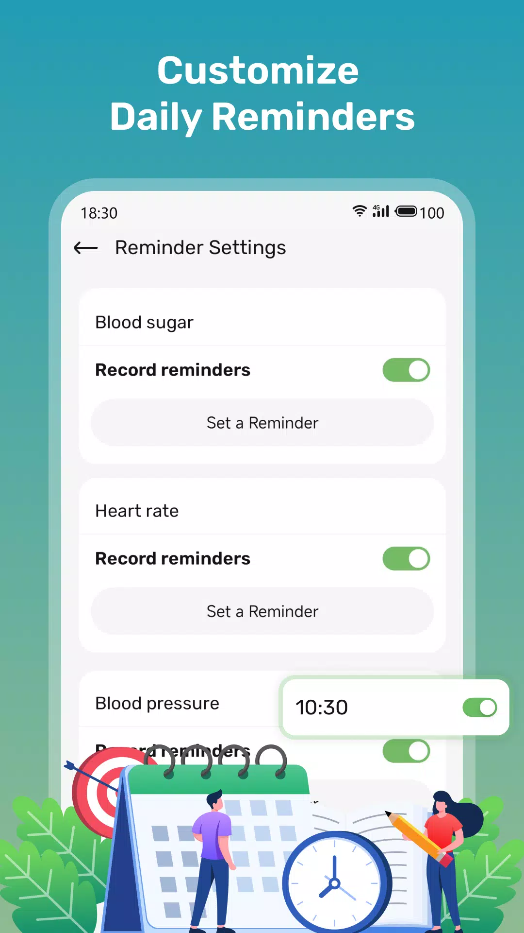 Health Sense: Blood Sugar Hub Ảnh chụp màn hình 2