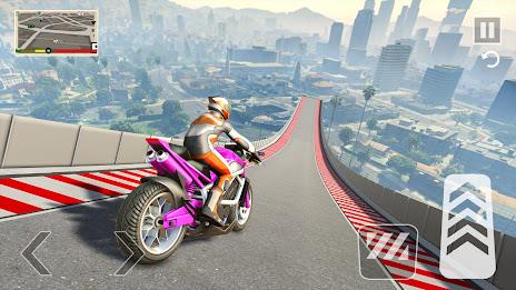 Mega Ramp Stunt Bike Games 3D Ảnh chụp màn hình 1