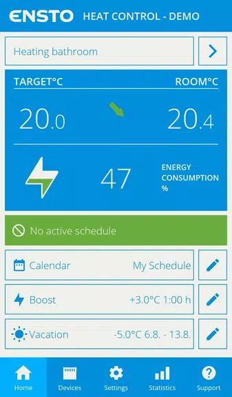 Ensto Heat Control App 螢幕截圖 0