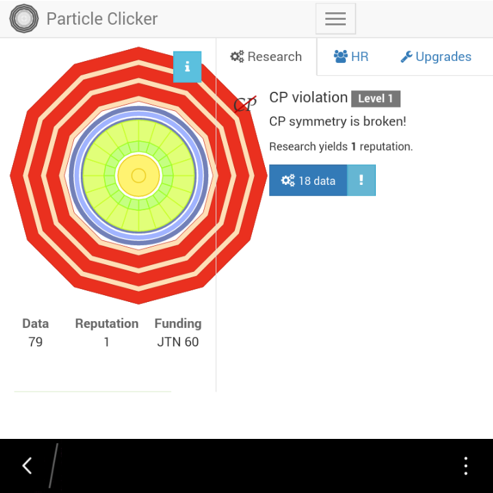 Particle Clicker Zrzut ekranu 1