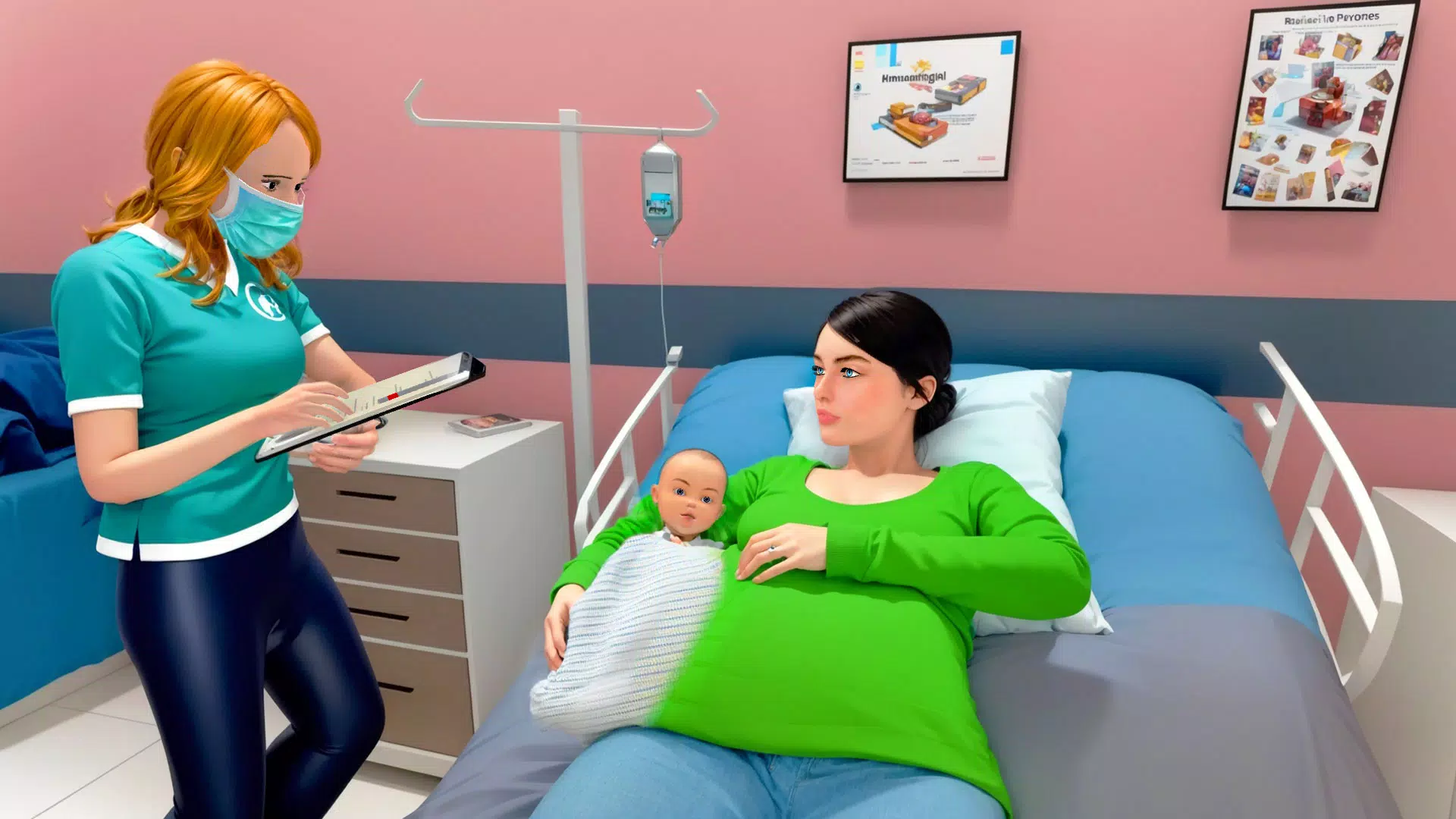 Schermata Pregnant Mom Game: Family life 1