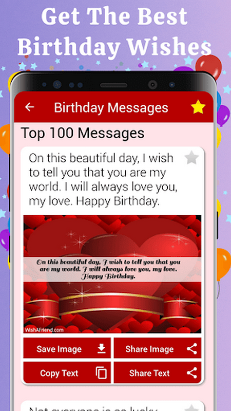 Birthday Cards & Messages Wish Screenshot 1