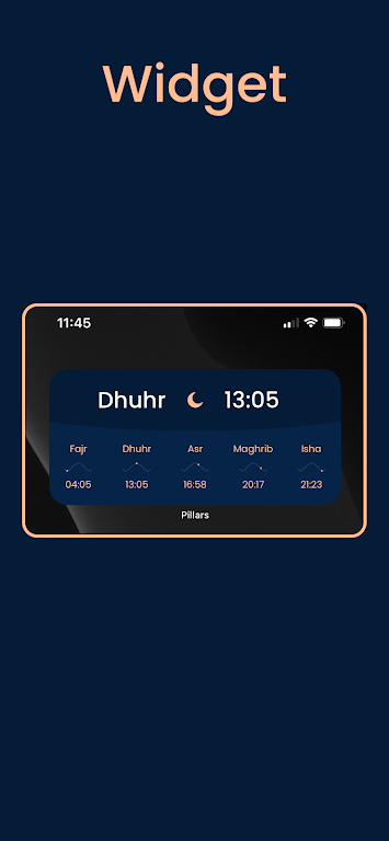 Pillars: Prayer Times & Qibla Zrzut ekranu 3