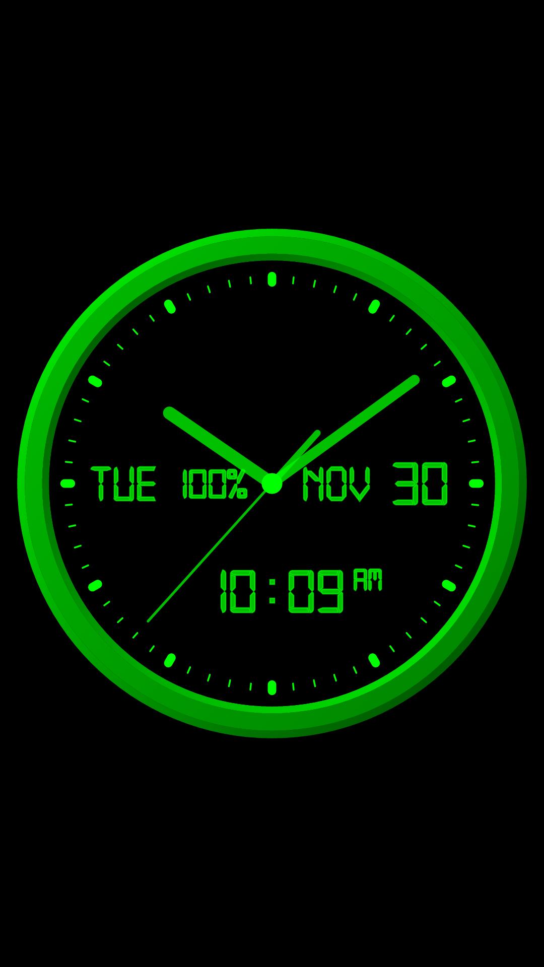 Analog Clock-7 Mobile Screenshot 0