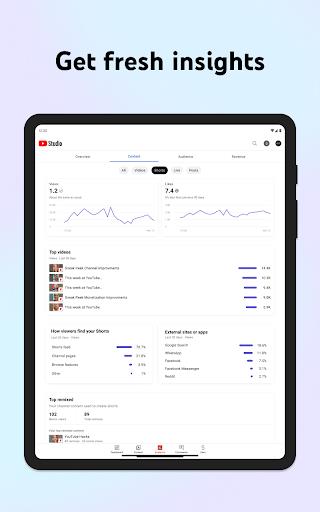 YouTube Studio 螢幕截圖 1