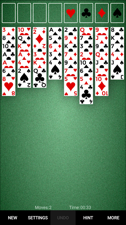 Thoughtful Solitaire 螢幕截圖 1