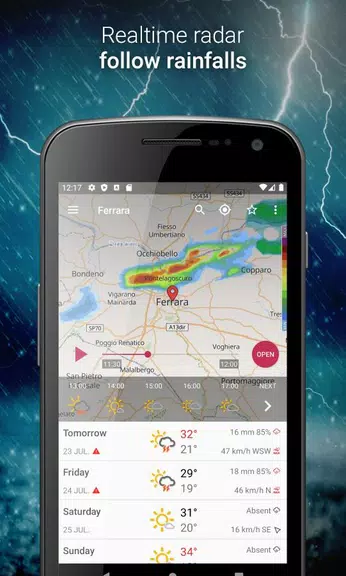 3B Meteo - Weather Forecasts 螢幕截圖 1