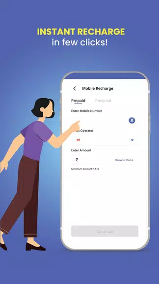 TalkCharge - Recharge & Bills Capture d'écran 1