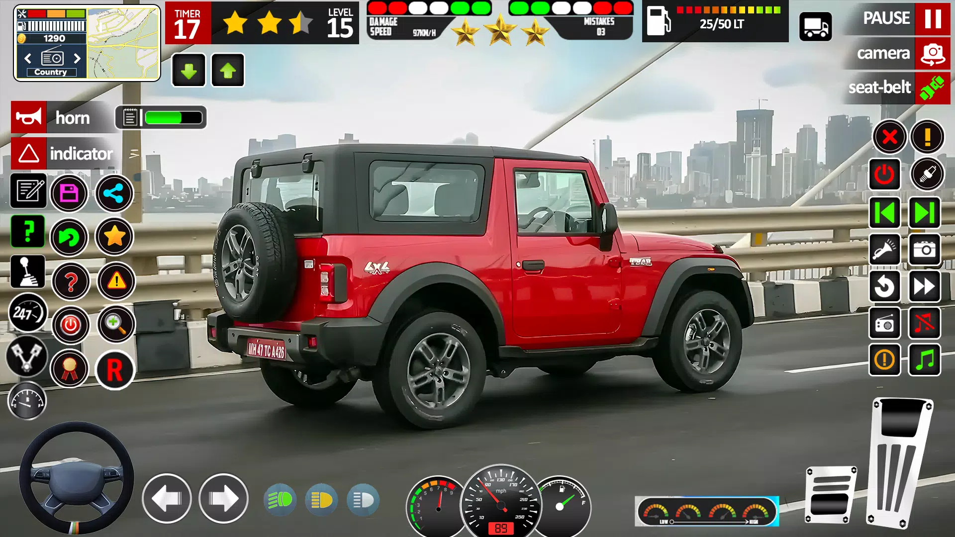 Jeep Driving Game 3d Simulator Captura de tela 2