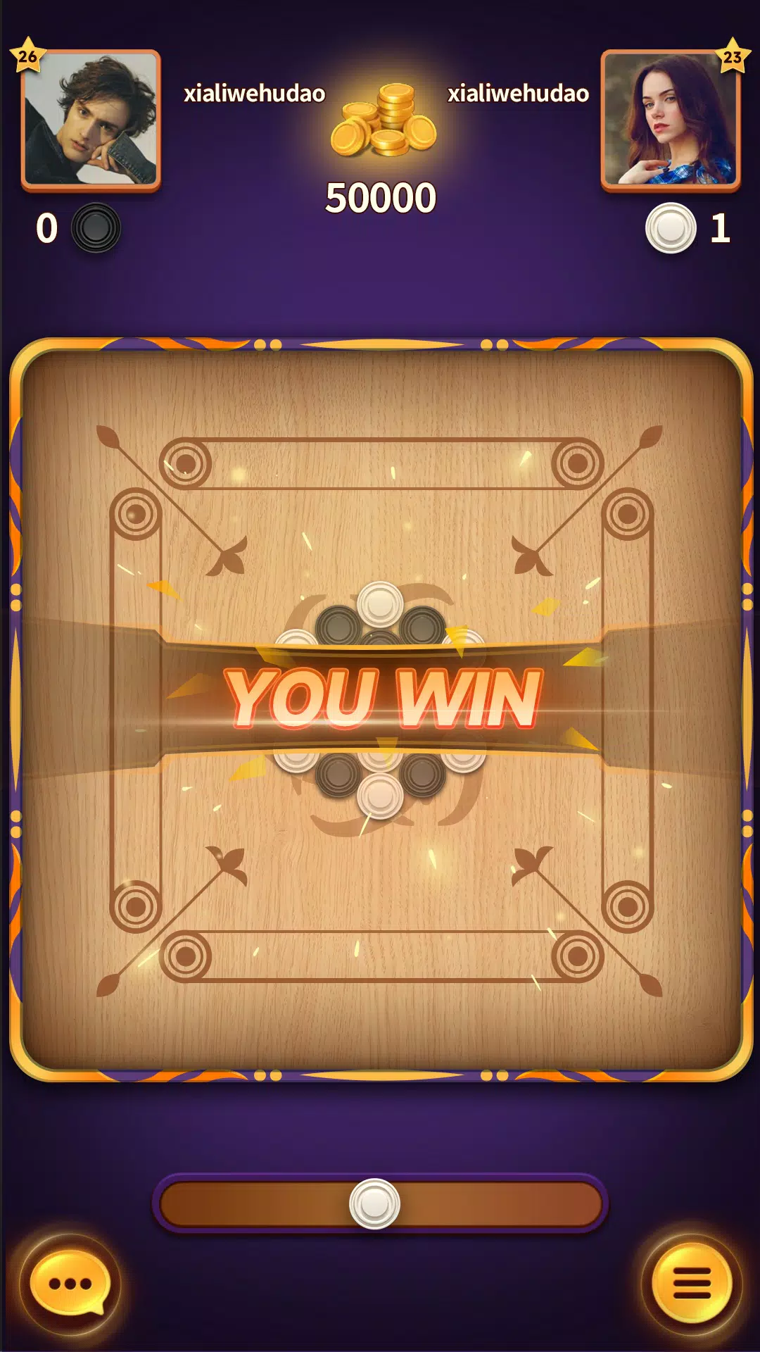 Carrom Master ဖန်သားပြင်ဓာတ်ပုံ 2