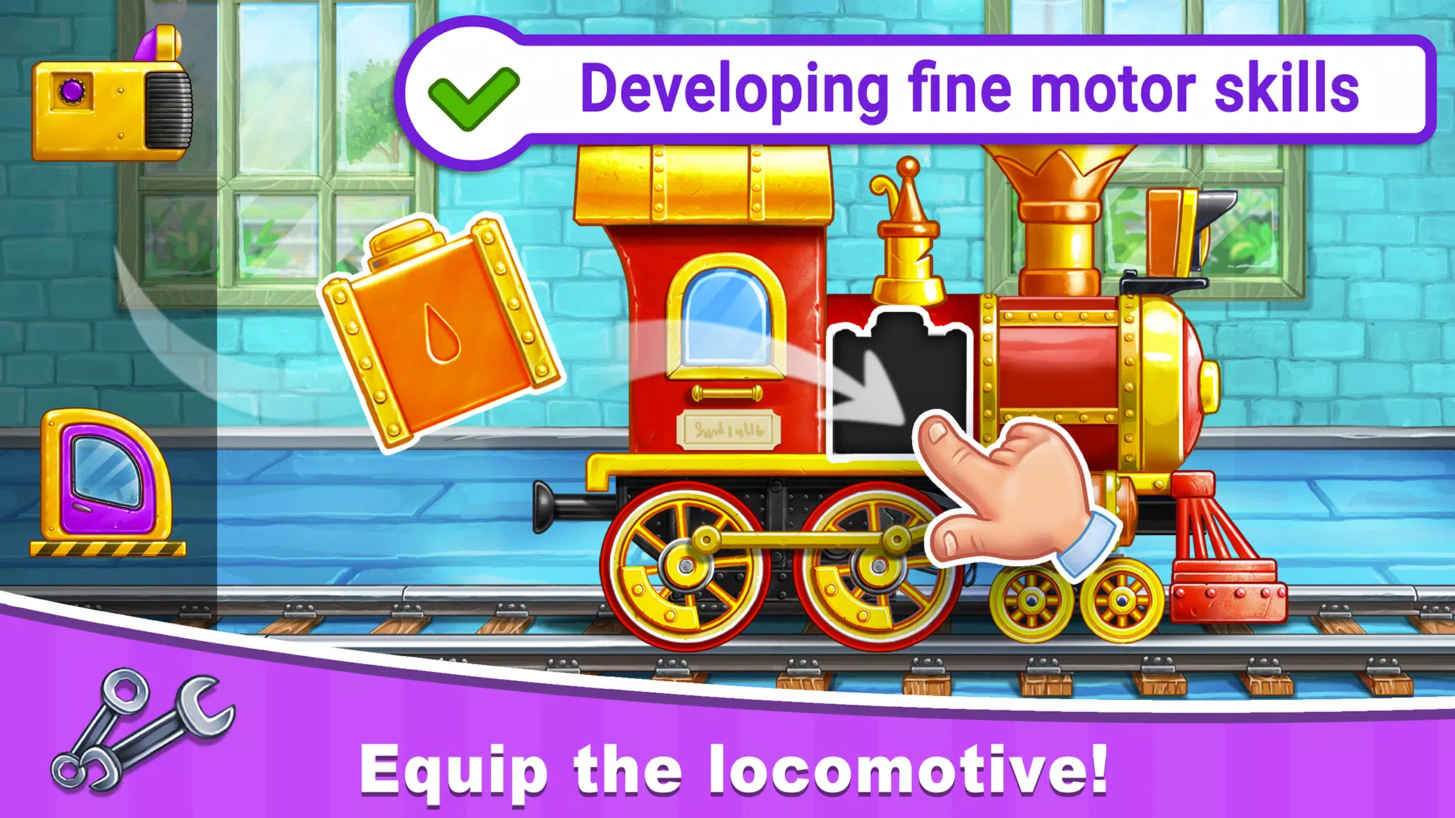 Train Games for Kids: station Screenshot 0