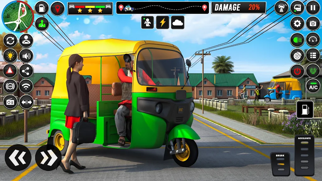 US Auto Rickshaw: Driving Game Screenshot 1