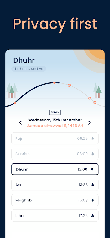 Pillars: Prayer Times & Qibla Zrzut ekranu 1