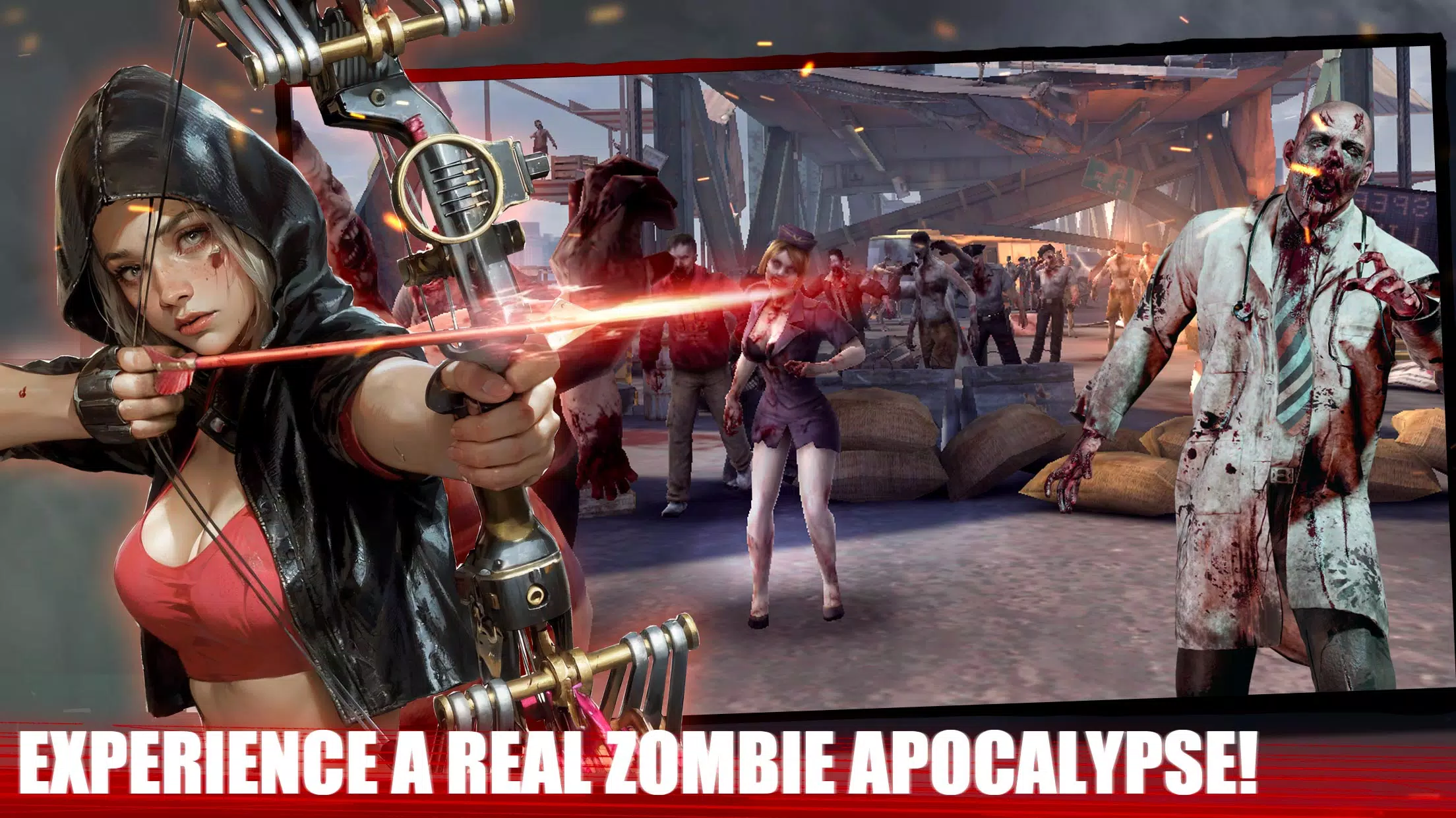 Zombie Frontier 4: FPS Disparo Screenshot 1