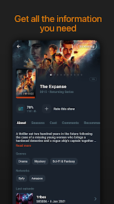Moviebase: Trakt Movie Tracker Tangkapan skrin 2