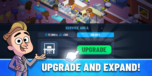 Idle Bank Tycoon: Money Empire 螢幕截圖 0