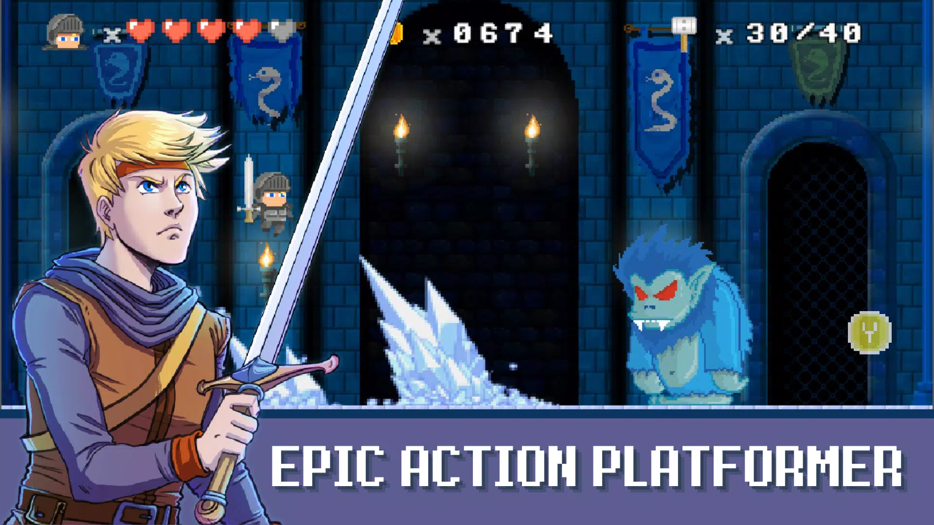 KoA: Platformer 2d games 螢幕截圖 1