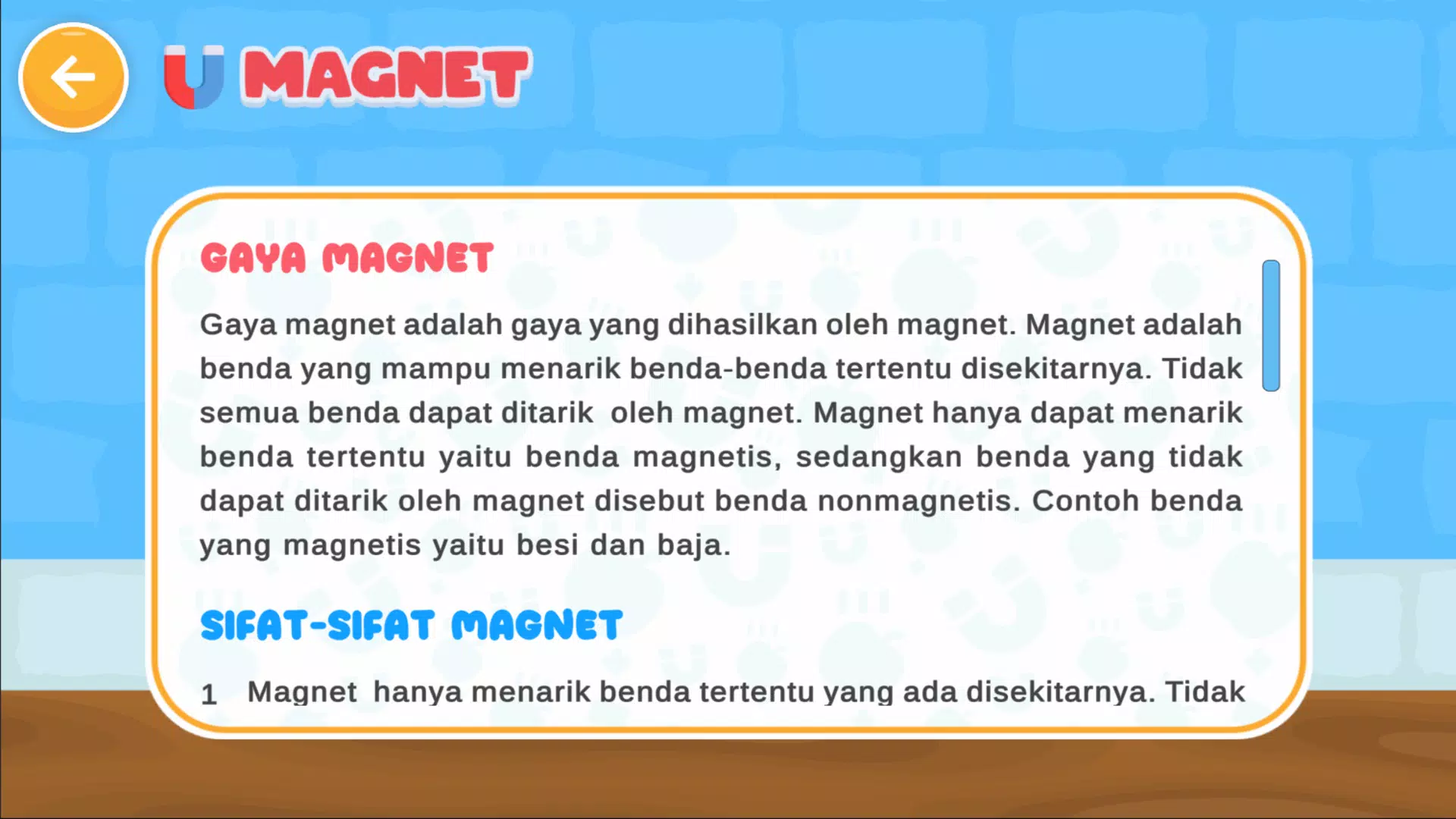 Magnet dan Gravitasi Simulasi Capture d'écran 2