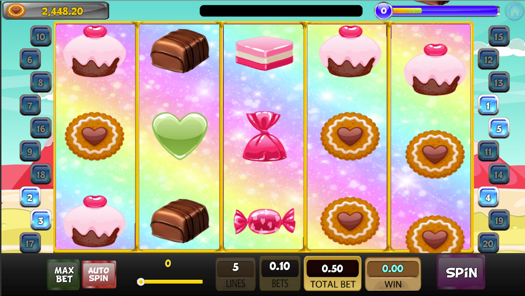 Candy Sweet Slot machine Screenshot 3