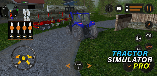 Farm Simulator: Wood Transport Captura de pantalla 0