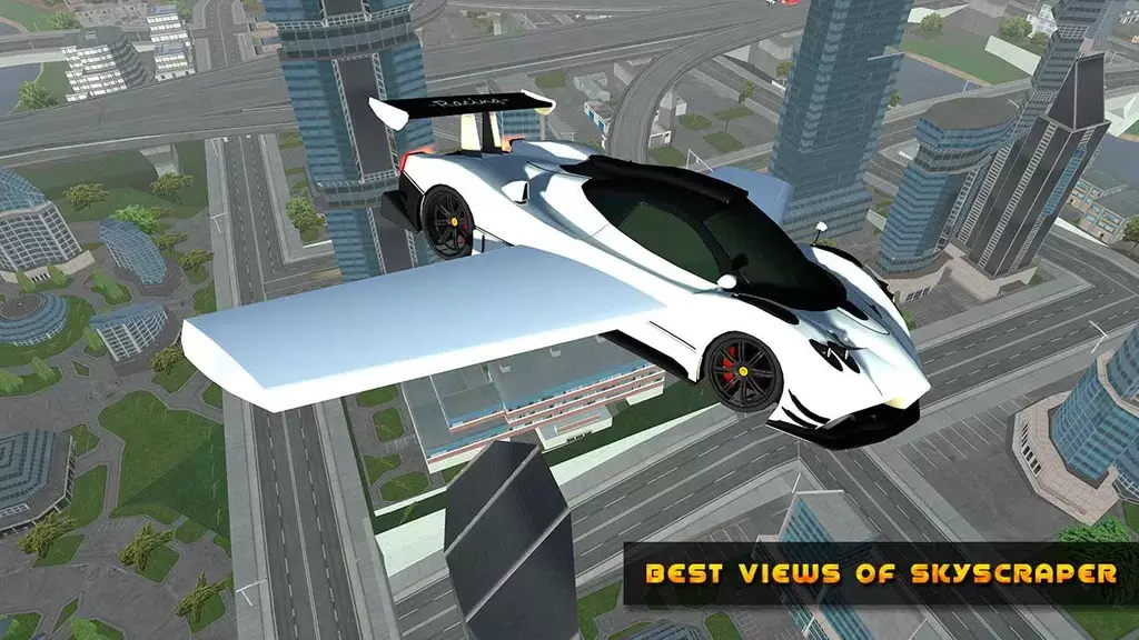 Flying Car Game driving ภาพหน้าจอ 2