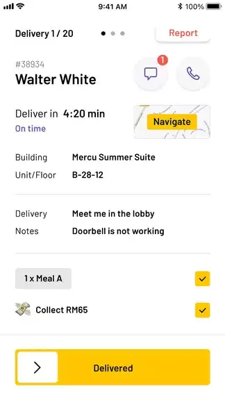 Pop Meals Rider স্ক্রিনশট 2