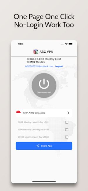 ABC VPN - Very Easy Good VPN 스크린샷 0