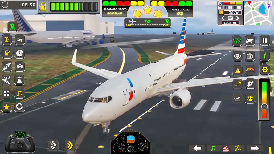 Real Flight Sim Airplane Games 螢幕截圖 0