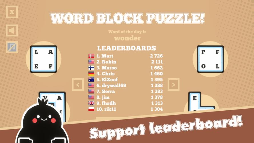 Word Block Puzzle Screenshot 0