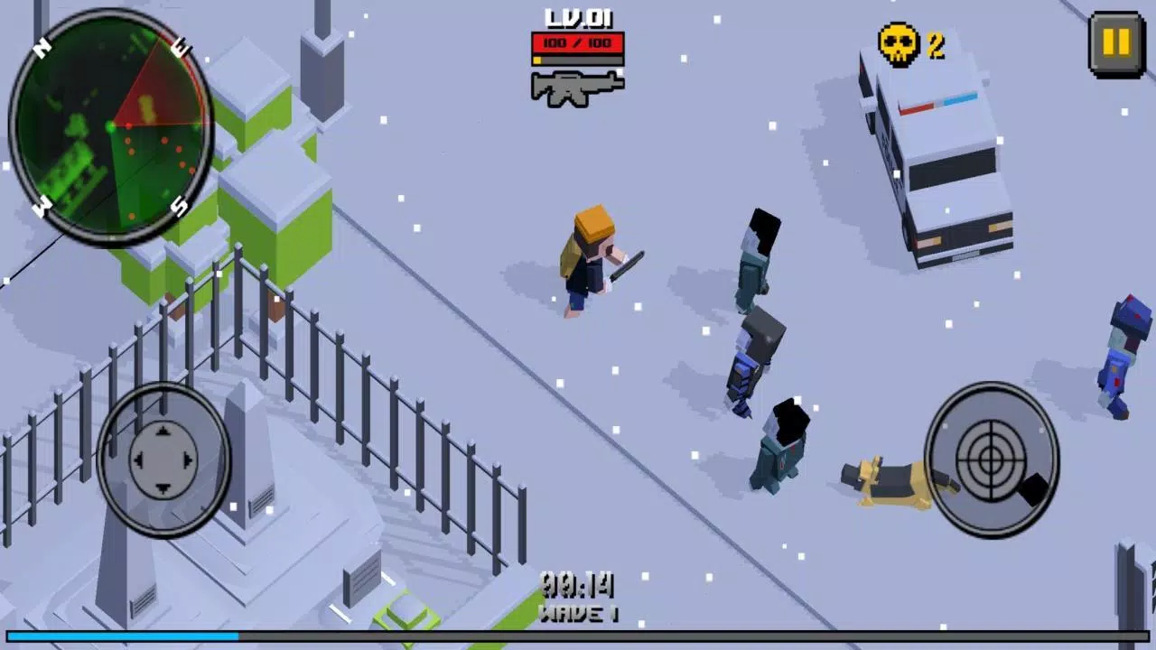 Pixel Zombie Frontier Screenshot 1