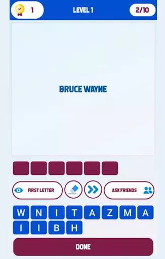 Superhero Identity Word Quiz 螢幕截圖 1