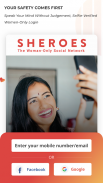 Best free and safe social app for women - SHEROES Screenshot 2