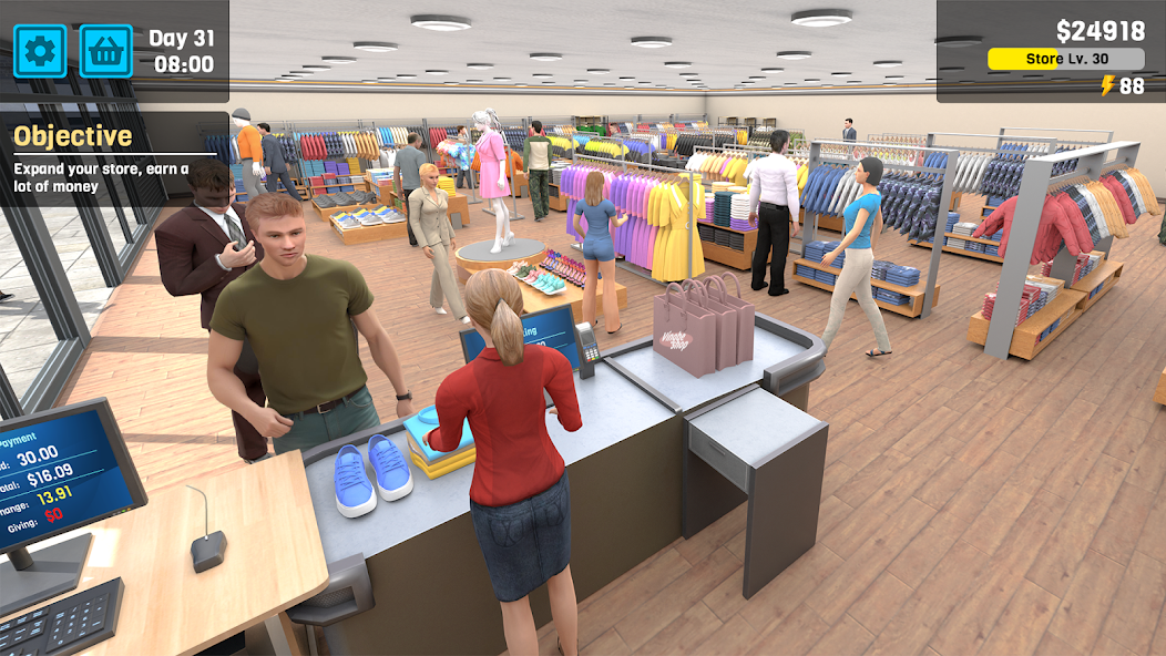 Clothing Store Simulator Mod 스크린샷 3