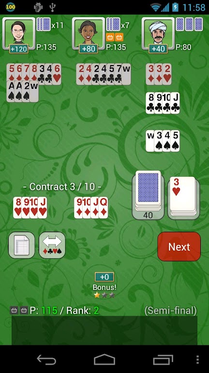 Contract / Shanghai Rummy Free Screenshot 0