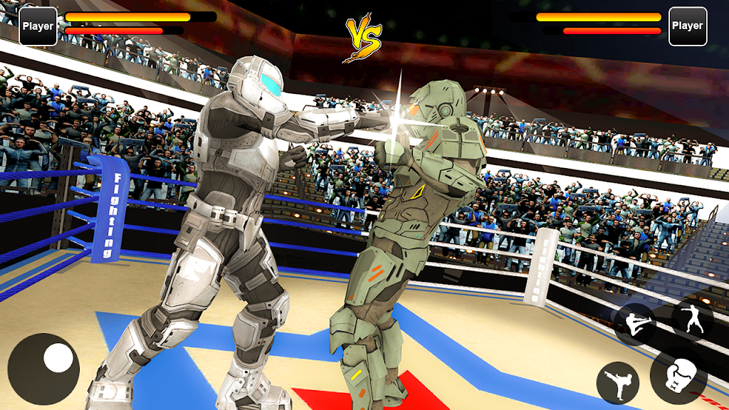 Robot Ring Fighting Real Robot VS Superhero Robot Ảnh chụp màn hình 0