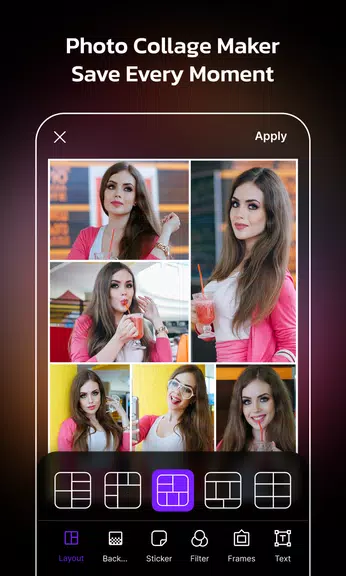 AI Photo Editor Collage Maker Schermafbeelding 0