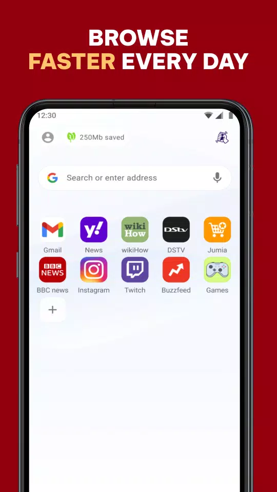 Opera Mini 網頁瀏覽器 螢幕截圖 0