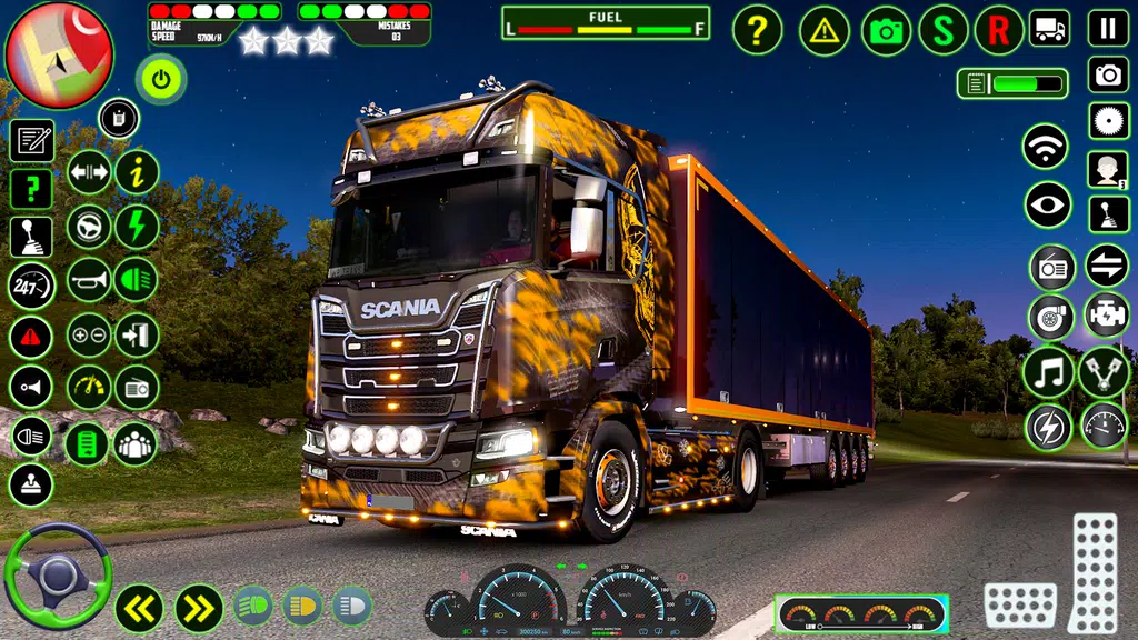 Euro Truck Driving- Truck Game Capture d'écran 0