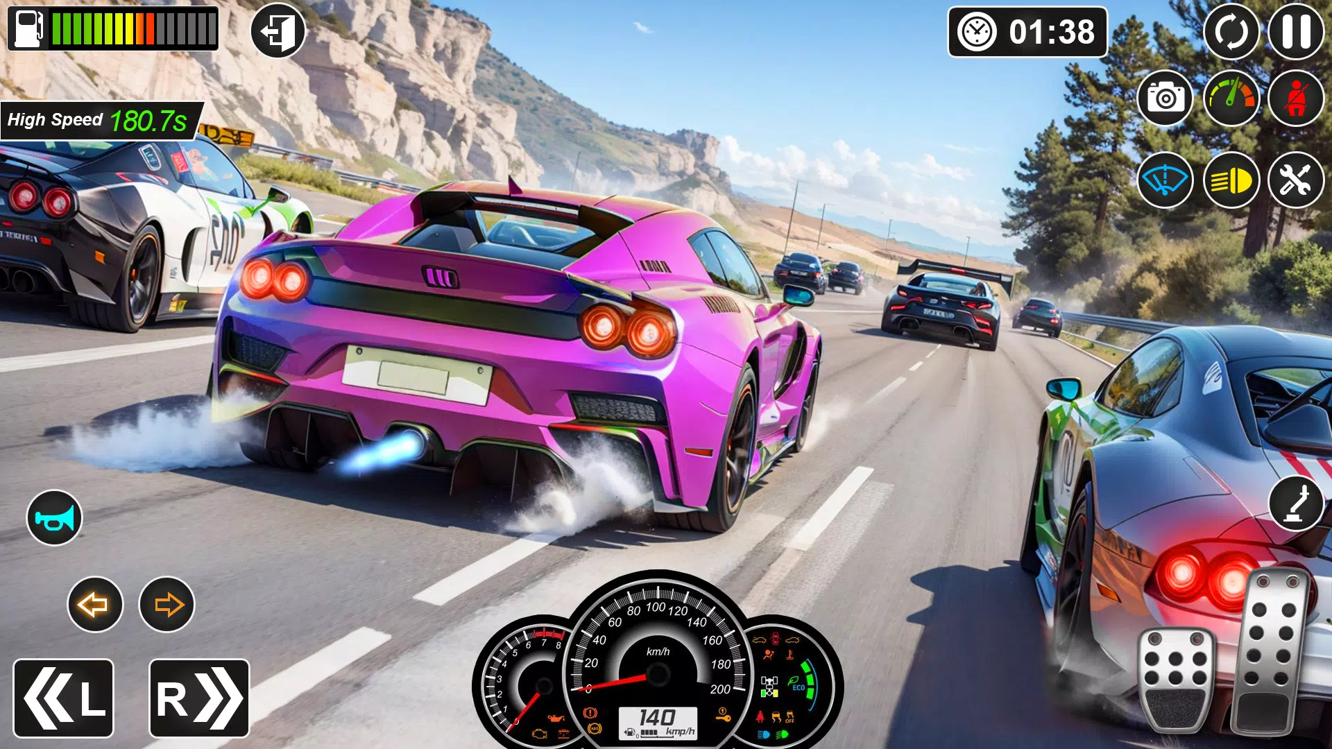 High Speed - Car Racing Game Screenshot 1