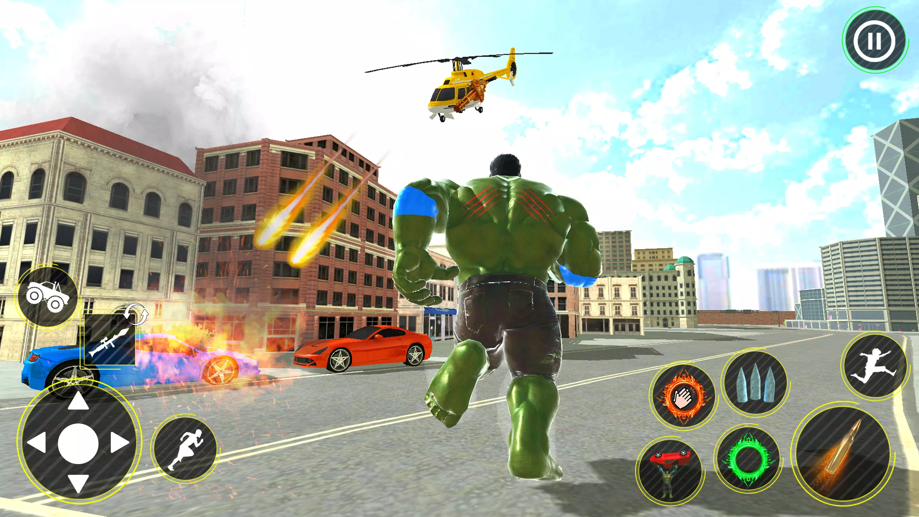 Incredible Monster Hero 3D War 螢幕截圖 0