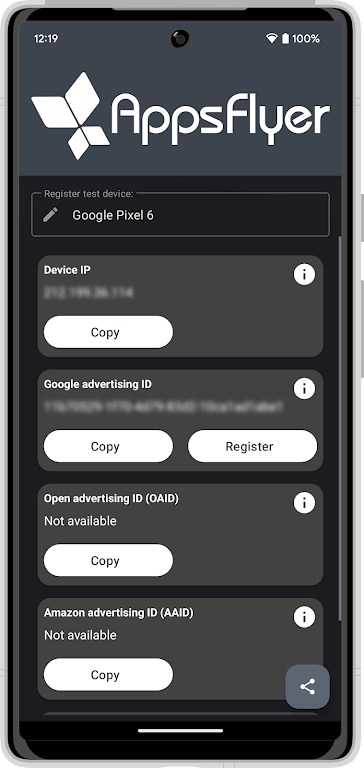 My Device ID by AppsFlyer Schermafbeelding 3