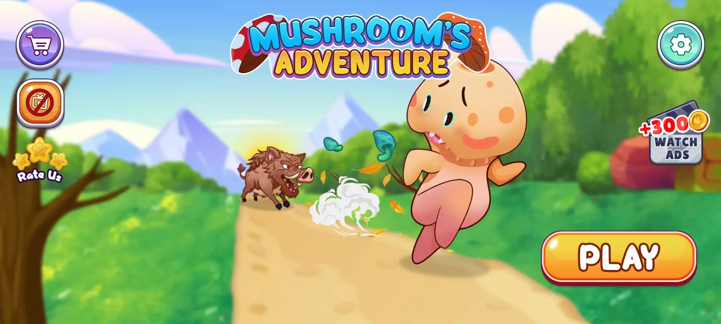 Schermata Mushroom war: Jungle Adventure 0