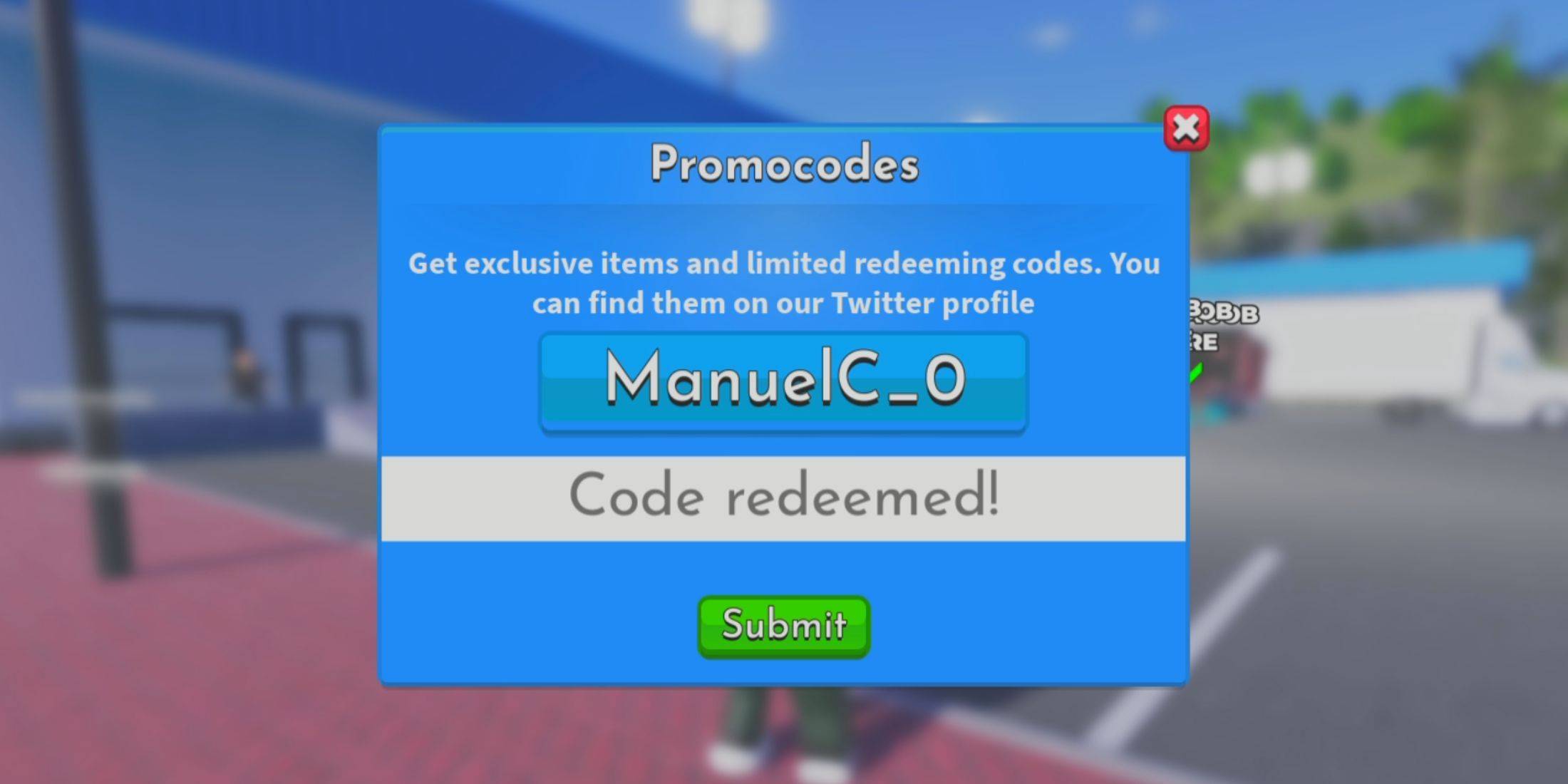 Redeeming Codes