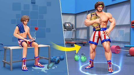 Slap & Punch:Gym Fighting Game 스크린샷 0