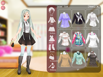 Anime Girl Creator & Dress Up Screenshot 2