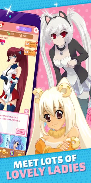 Crush Crush - Idle Dating Sim Screenshot 1